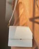 [JW PEI] Mini Flap Mini Shoulder Bag - Ivory White with Lizard Embossing