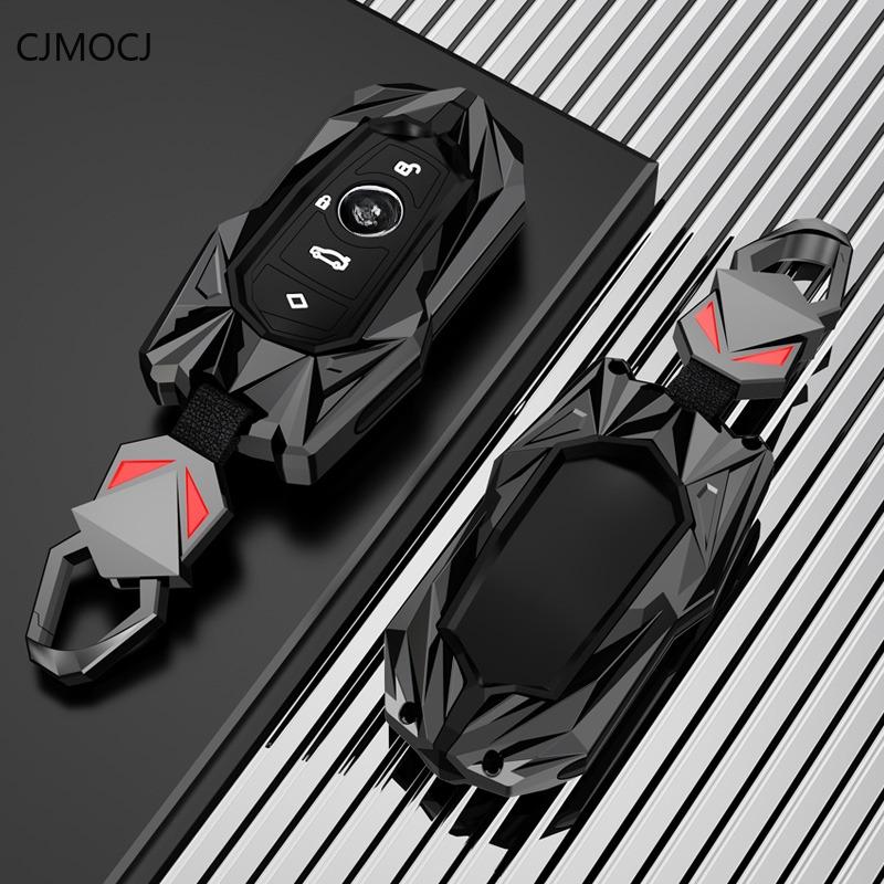 Premium Key Fob Cover For Bmw X1/3 Series/X3/5/X5/6 Series Gt – Luxury Protective Case Keybag Keychain