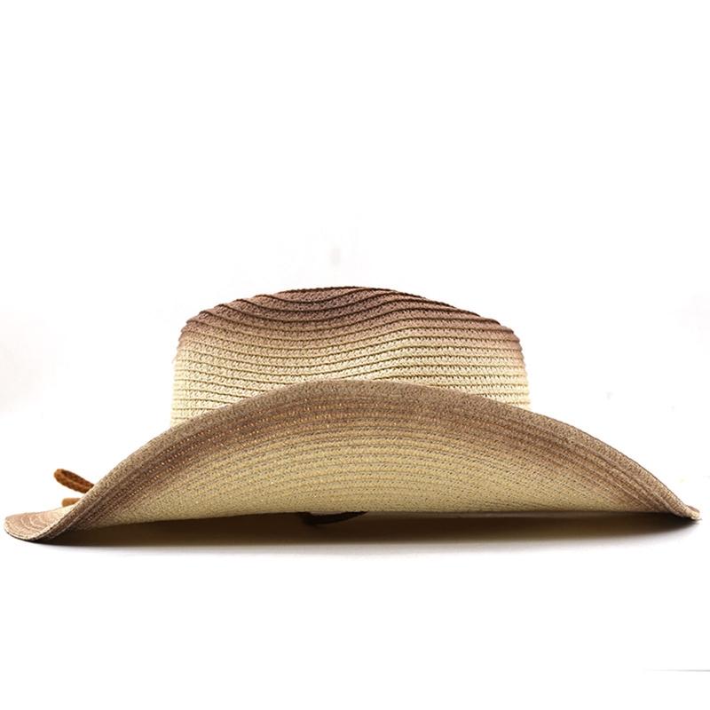 Trendy Unisex Fashion Summer Casual Fashion Beach for Sun Straw Panama Jazz Hat