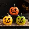 Kürbisfigur Halloween Dekoration Halloween Esstisch Dekoration Gruselige Kürbisfigur Handgefertigt für Bauernhaus für Zuhause