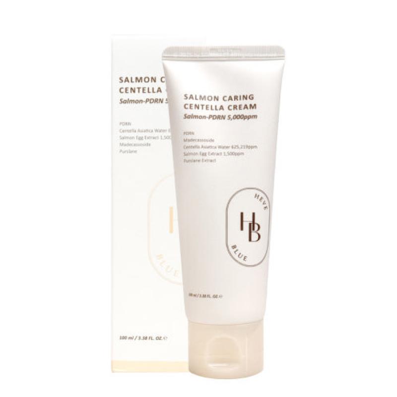 HEVEBLUE Salmon PDRN Centella Cream – Intensive Repair & Barrier Strengthening Moisturizer 100ml 100ml