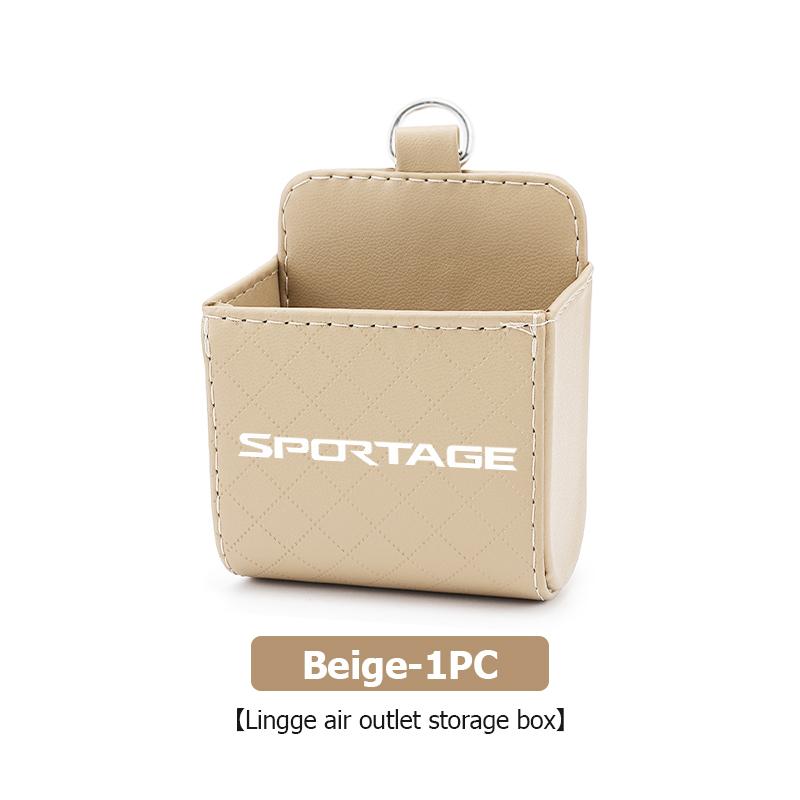 Coajtd1 For KIA Car Air Outlet Storage Bag Glasses Phone Organizer Box Mini Organizer Box Sportage Rio Ceed Niro Soul Stonic Proceed