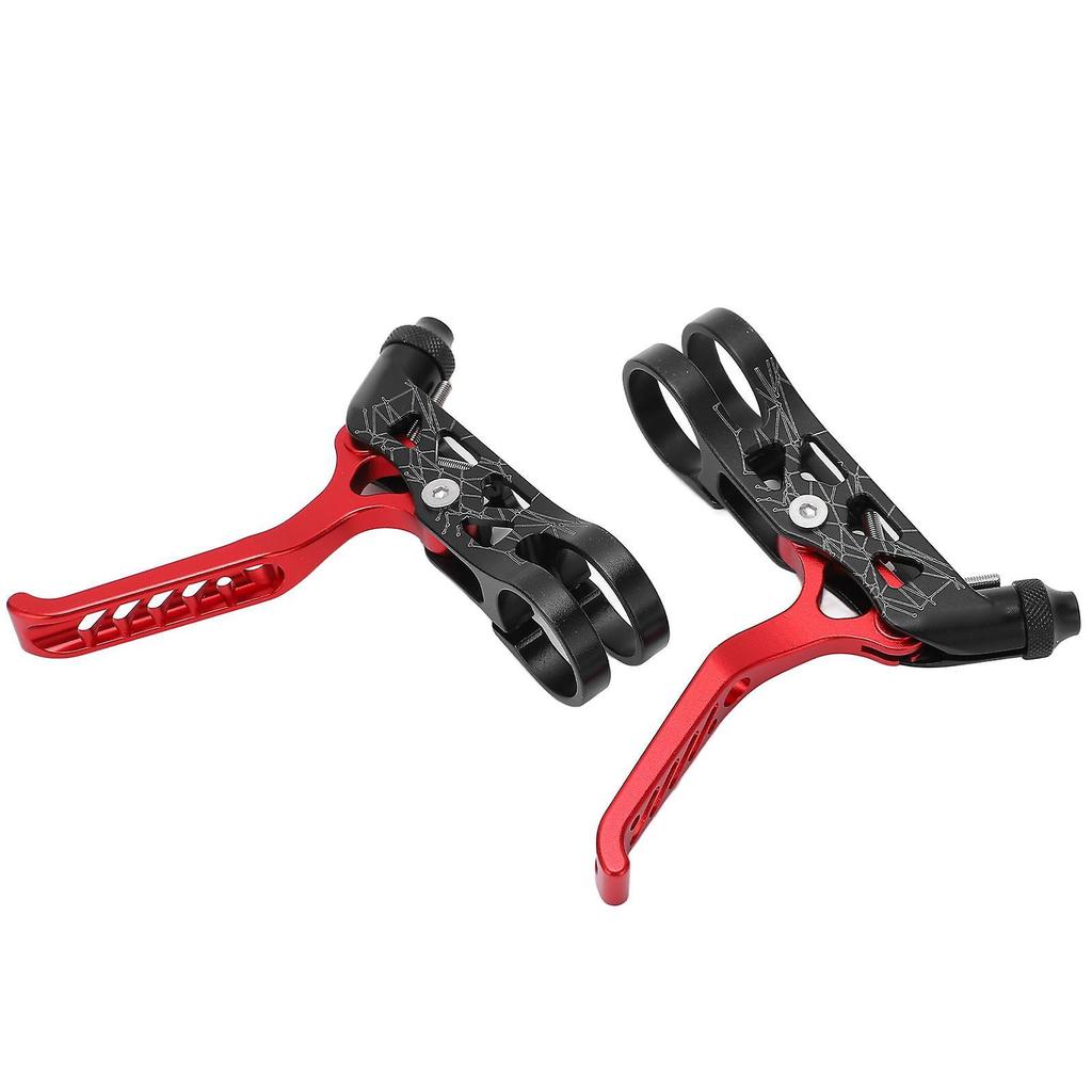 MEIJUN 1 Par de Manetes de Freio de Bicicleta Liga de Alumínio Manopla de Freio de Bicicleta para Brompton 3sixty Mountain Bike Vermelho