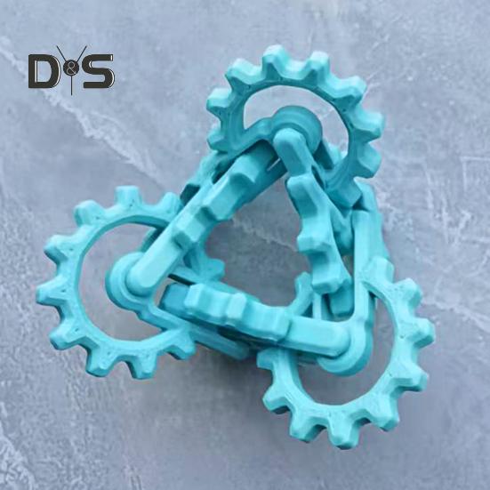 Infinity Gear Zappelspielzeug, Stress- und Angstlinderung, Aufmerksamkeitsfokussierung, Drehen, Verdrehen, Umdrehen, Kinder, Teenager, Erwachsene, tragbar, Reise, sensorische Ausrüstung, Schreibtisch