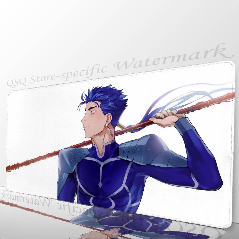 Lancer Anime Game F-fate Mousepad Non-slip Suitable For Office Computers Laptops E-sports Game Desk Mats XXL Keyboard
