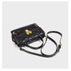 IELGY Niche Fashion Diamond Chain Bag Texture Portable Small Square Bag