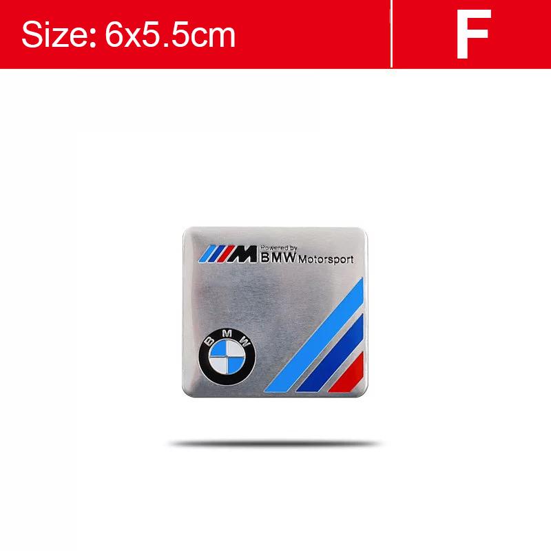1 Peça Adesivos Metálicos 3D Decalque para Carroceria e Porta-malas Para BMW Performance F10 F30 E46 E90 E60 G30 F20 X5 E70 E39 E36 E87 X7 E92 E91 E28 X3