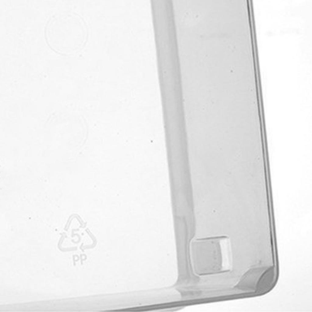 Fridge Drawer Organizer Bin Easy Access Clear Plastic Ample Capacity Versatile Pull Out Storage