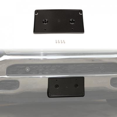 Suporte de Montagem para Placa de Licença Dianteira de Carro em Fibra de Carbono Para Dodge Ram 2018+