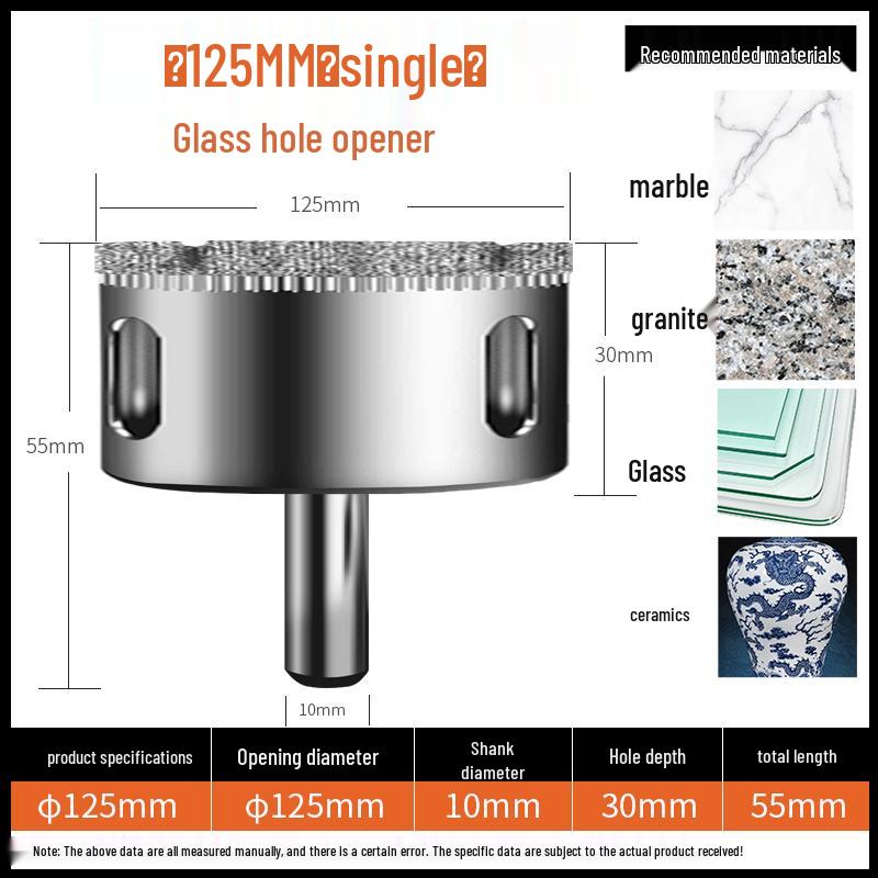 6mm Multifunctional Glass & Tile Drill Bit Set for Marble