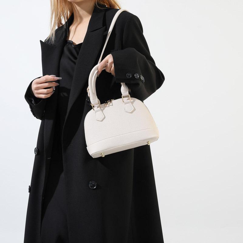 Small bag women's 2025 new fashion retro portable shell bag simple casual shoulder messenger bag women's bag