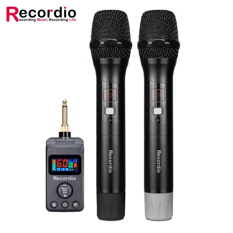 7Recordio M50 Portable Bluetooth DSP Reverb Microphone for Home Singing