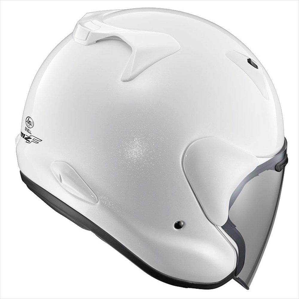 Arai Jet Motorcycle Glass MZ-F Helmet, White, XO, 65-66cm