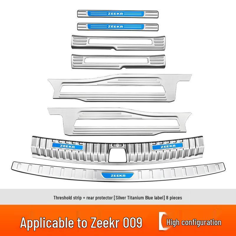 Zeekr 009 Door Sill Plates & Trunk Protector Decorative Interior Strips