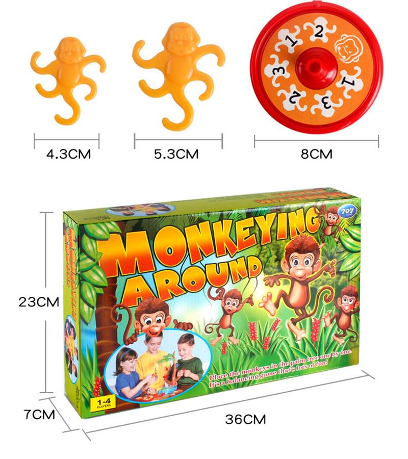 Kids Intelligence Board Game Balance Funny Monkey Climbing Tree Hang Toys Desktop Party Games Educational Toys For Toddler