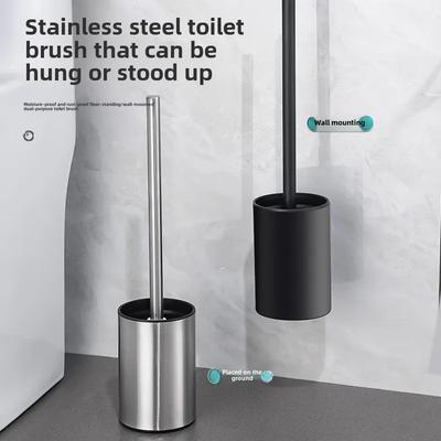No Dead Corners Toilet Cleaning Tool Brush Wall Mounted Non Perforated Household Bathroom Cleaning Tools Bathroom Accessories