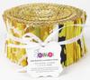 Soimoi 40Pcs Floral Artistic Print Cotton Precut Fabrics For Quilting Craft Strips 2.5x42inches Jelly Roll -