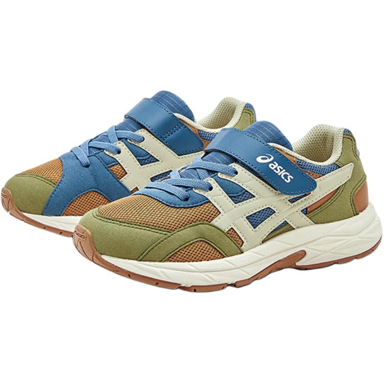 ASICS RUNNING KIDS CONTEND Series Abrasion Resistant Support Low top Kids' Running Shoes Green Kids' 1014A405-201