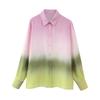 Fashion Style Spring and Summer New Fashion Women's Clothing Tie-Dyed Print Shirt High Waist Pleated Skirt Female 2633360 330
