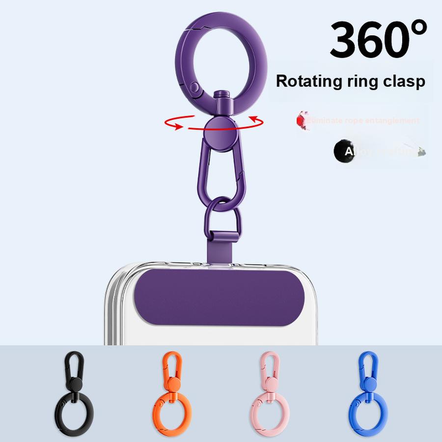 Handy-Lanyard Verstellbares Crossbody-Nackenband Seil mit Edelstahl-Pads Anti-Verlust Anti-Diebstahl Geflochtenes Seil