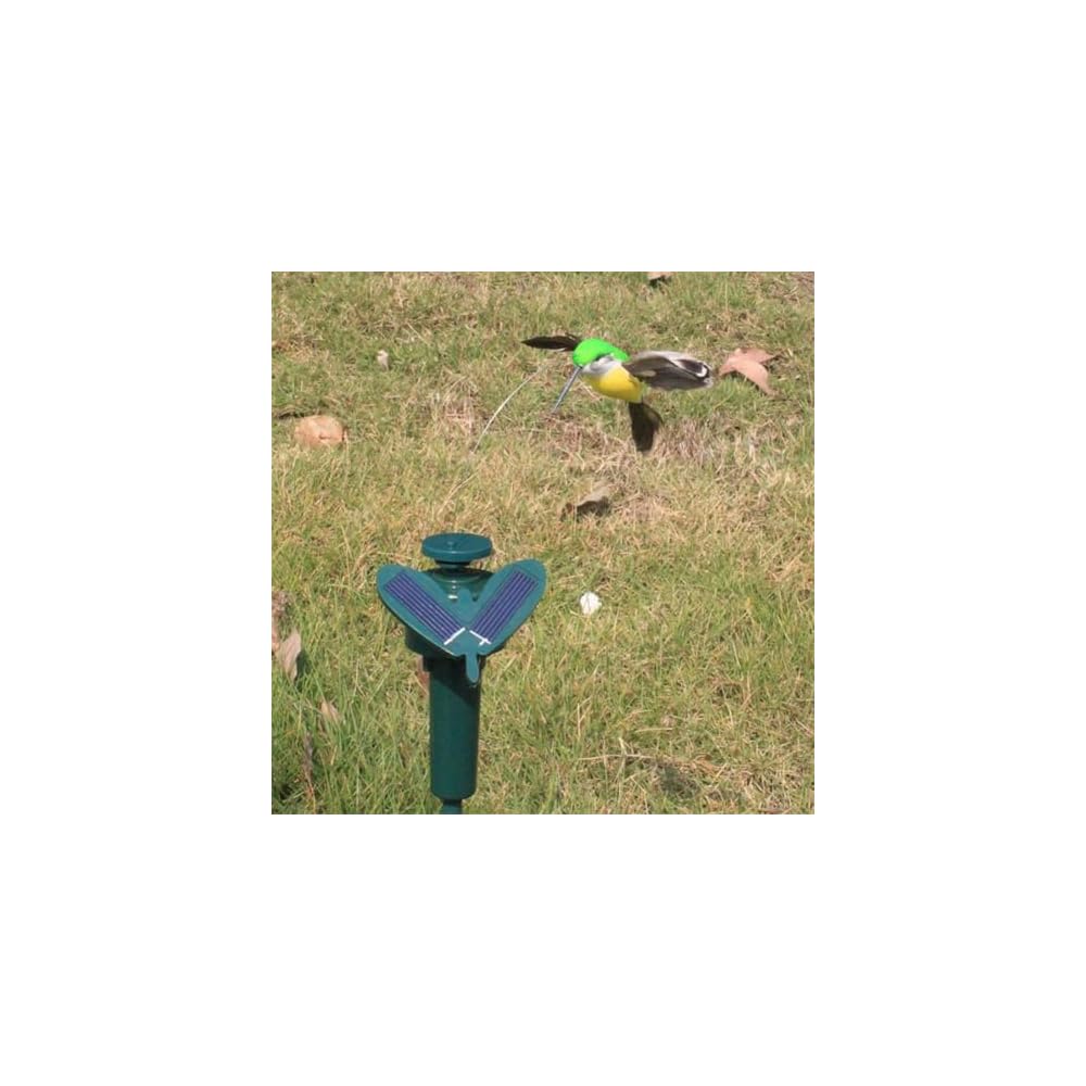 Hummingbird Solar Toy Solar Powered Flying Bird Realistic Garden Decoration