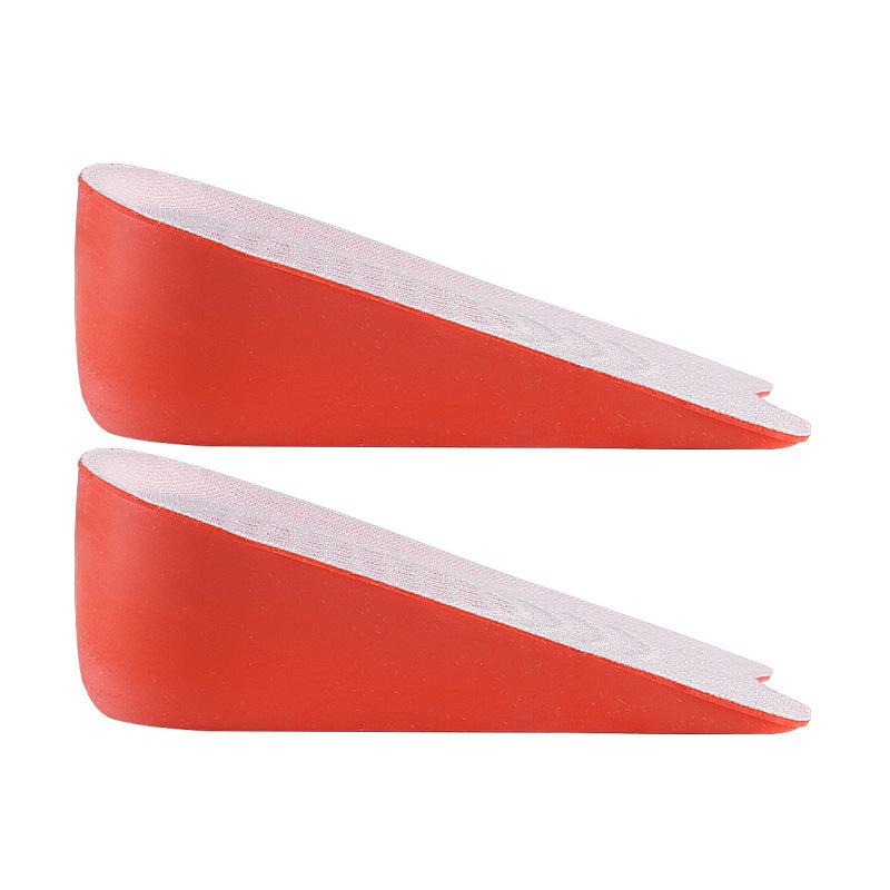 GEL Heightening Half Pad for Men and Women Thickened Invisible Inner Heightening Insole Soft Sports Non-slip Shock Absorption Heel Half Size Pad