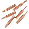 6pcs  Free Copper Iron Solder Tip K SK 1C 3C B I For 936 Soldering Stations