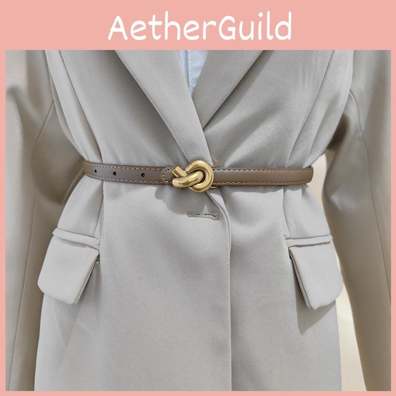 Waist Leather Handmade Belt For Women With Alloy Fastener For Trendy Casual Wear