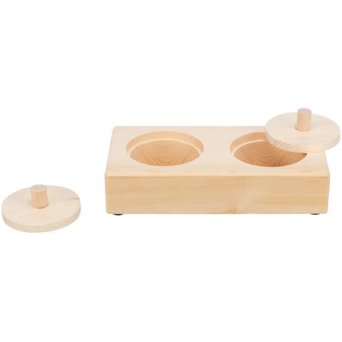 Jouet pour rongeurs - Trixie - Snack Box - Bois - Beige - Intérieur