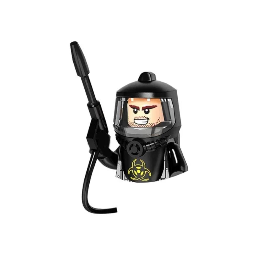 Modelové kostky Zombie Hazmat Guy MOC Sada kostek Dárky Hračky Pro Děti PG8081