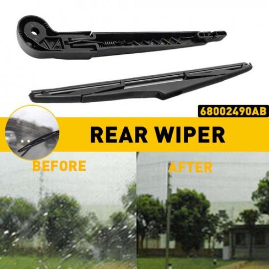 Windshield Wiper Arm & Blade For 07-17 Jeep Wrangler & 18 Jeep Wrangler JK