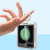 Ring Holder Case for Samsung Galaxy Z Flip5 5G, Transparent