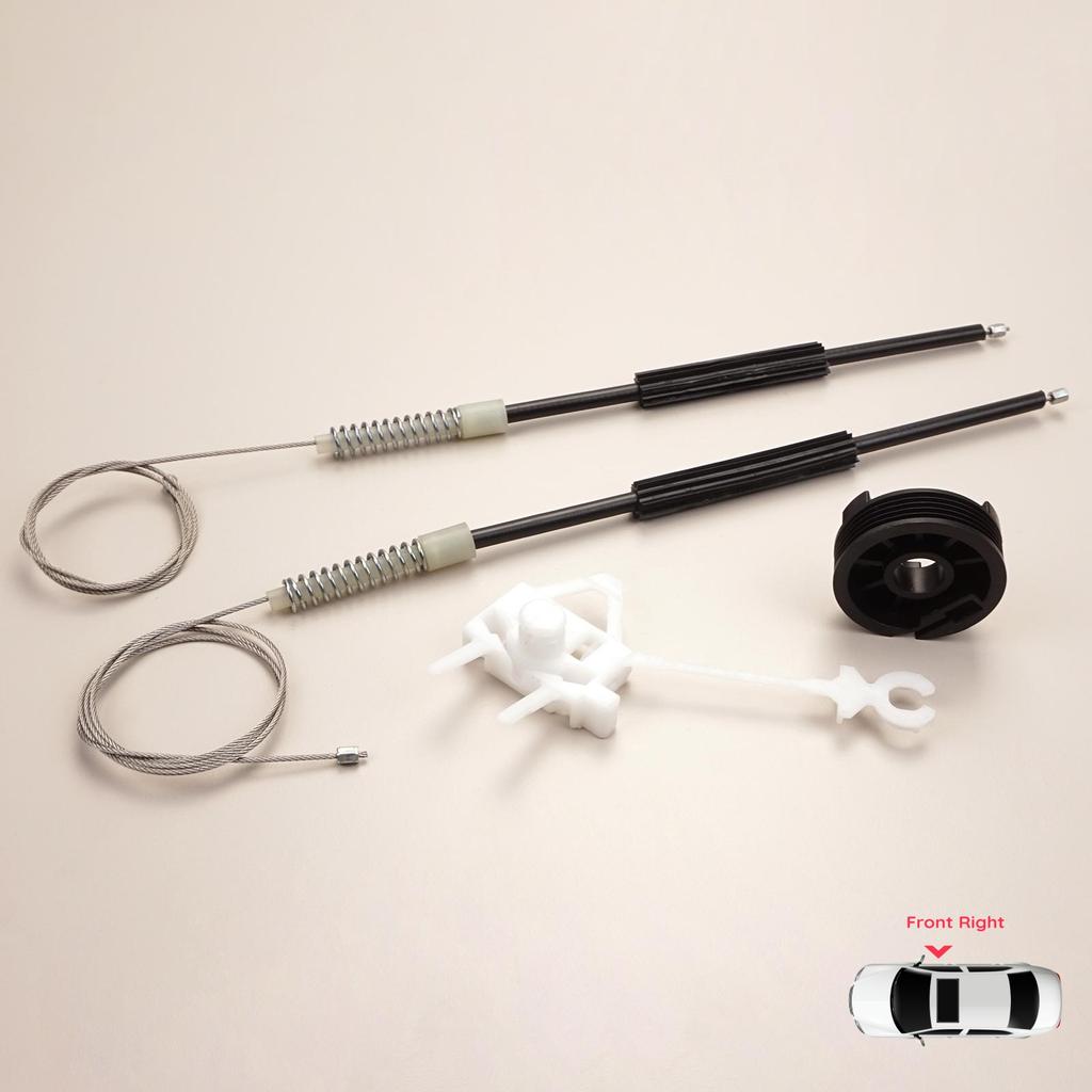 EWR263 Window Regulator Repair Kit Front Right Door for Fiat Doblo MK1 MPV Van 119 223 2001-2010 51718403