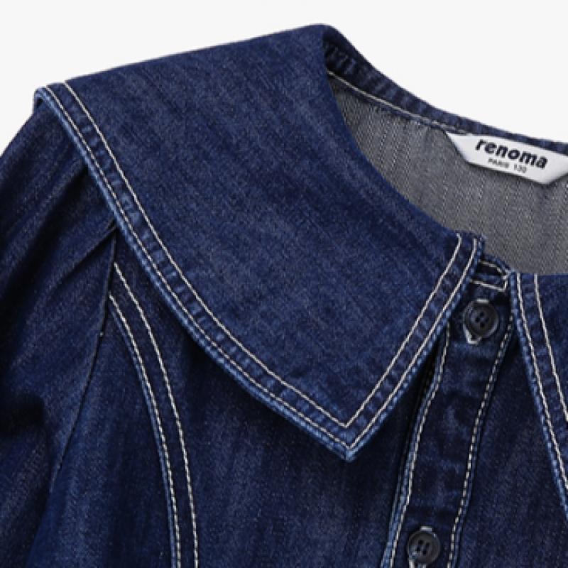 [renoma Kids] Rochie din denim cusut pentru fete R2412o618 36 