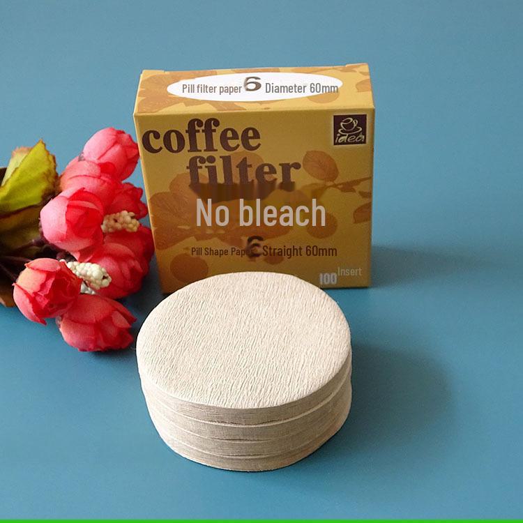Round Coffee Filter Paper No. 369 for Moka Pot, Ice Drip, and Vietnamese Pour Over