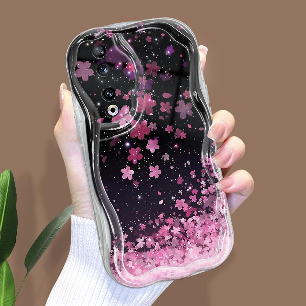 

Милый мультяшный узор, кремовая текстура, мягкий силиконовый чехол с волнистыми краями, чехол для телефона для Huawei Honor Infinix Tecno iPhone iPhone 7 прозрачный