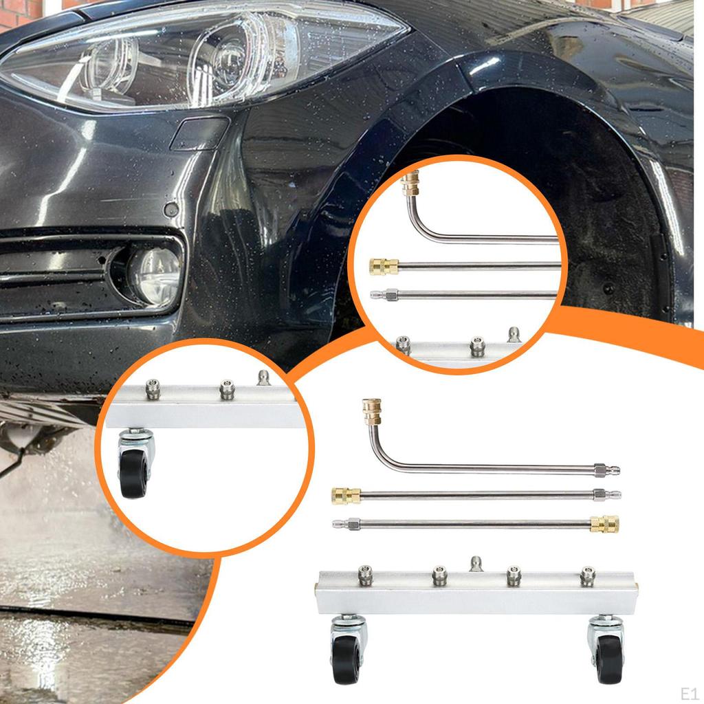 Pressure Washer Undercarriage Cleaner Set, Car Wash Water Broom, under Washer,
