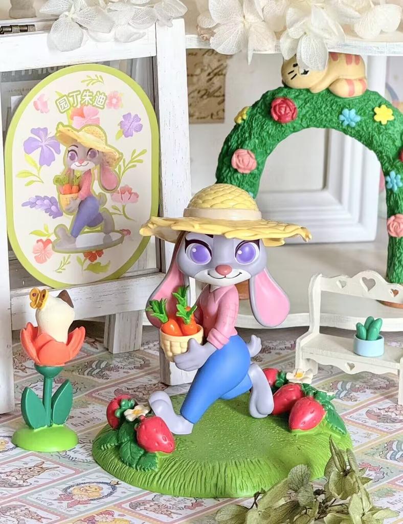 Hot 100% Genuine Toptoy Zootopia Flower Language World Blind Box Handmade Judith Nick Present Ornament In Stock