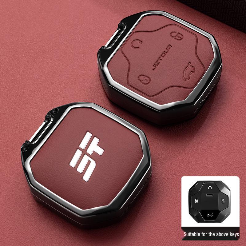 Jetour Traveler & Chery Shan Hai T2 Key Shell: 25 Compatible Models, Full Metal Coverage & Buckle.