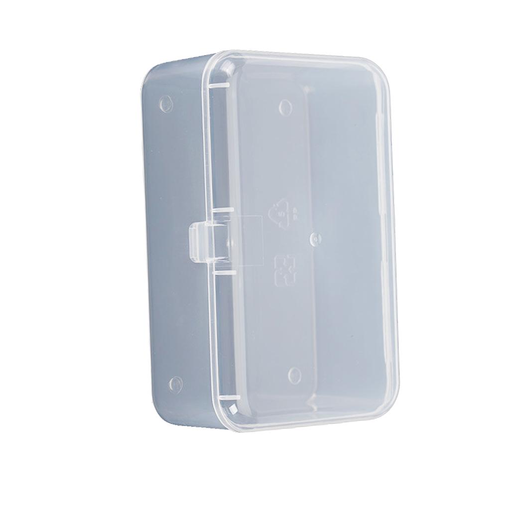 Rectangular Bead Storage Boxes Lightweight Durable Small Volume Non-brittle with Cover DIY Clear Containers for Beads and More