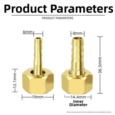 Sauerstoffregler-Anschluss Acetylenbrenner-Adapter Gasschlauch-Fittings