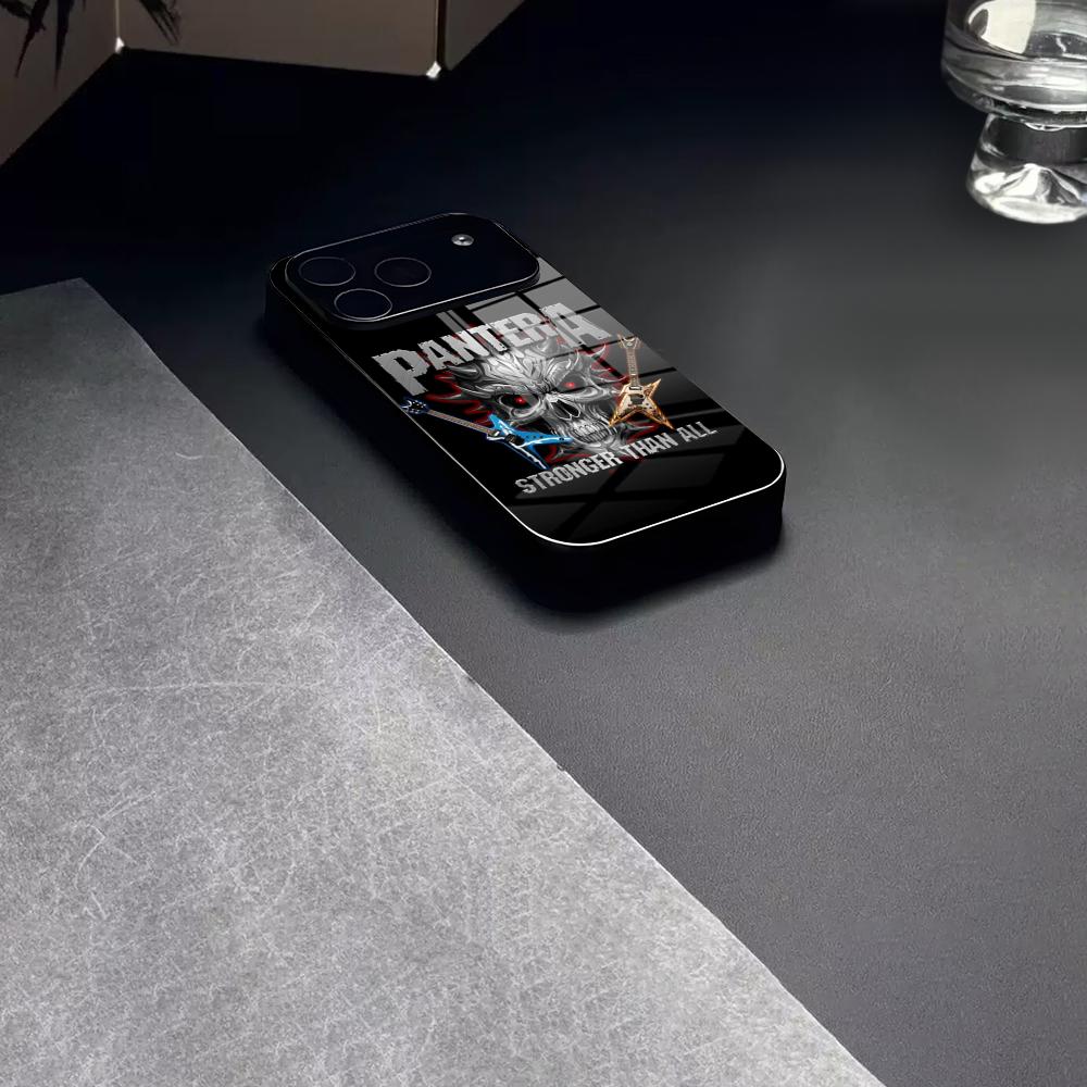 Rock Band Music P-Pantera Phone Case Tempered Glass For IPhone 17 15 16 14 12 13 11 Pro XS Max Plus Mini Cover