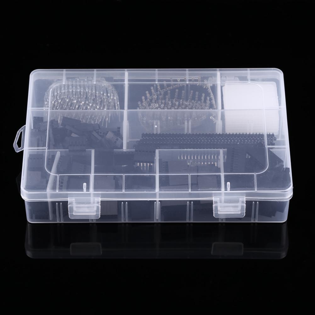 1450pcs 2.54mm Male Female Pin Connector and Housing Header Kit for Making Jump Wire