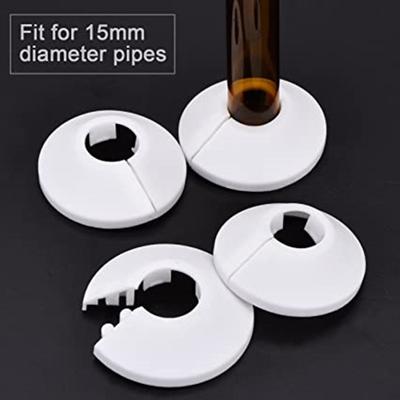 10 pezzi di copertura per tubo del radiatore, superficie liscia, facile da installare, comoda decorazione del tubo per tubi a parete, fornitura domestica