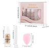 JULYSTAR Liquid Foundation Set Soft Matte Long Wear Waterproof Oil-Controlling Naturally Flawless Concealer Face Makeup Cosmetics with Beauty Sponge