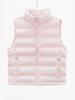 Autumn and winter glue-pressed locking vest, women's stand-up collar sleeveless cotton clothing vest, physical stall to get goods