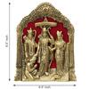 Metal Lord Ram Ji/Ram Darbar Idol Statue Murti for Home and Office Decor (Lord Ram) Ramdarbar Showpiece (9" Inches)