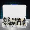 300pcs White and Black Nylon M3 Hex Standoff with M3 Hex Nut and Cross Screw Kit