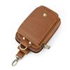 Small Male Bag Genuine Leather Waist Bag Phone Belt Pouch Men's Waist Pack With Clip On Pants Leather Waist Bag Mini Phone Bag
