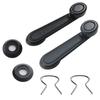 Glass Crank Handle for Electric Tricycles, Four-Wheel Vehicles, Cargo Trucks, Microcars, and Car Doors